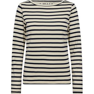 Ivy Copenhagen -  IVY-Stix LS Tee - Dark Navy